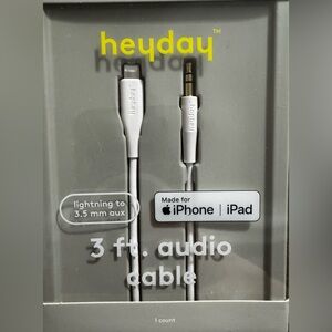 Heyday Lightning to 3.5mm Aux Audio Cable